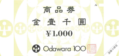 小田原百貨店 商品券 1,000円